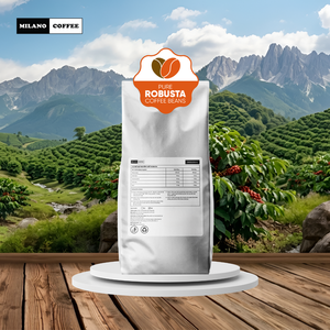 Café Robusta Vietnamita Puro Tostado Claro, Venta al por Mayor, Marca Privada OEM, Café Milano Grado Full City + Origen Dak Lak - Product Image 3