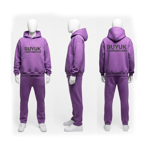 Conjunto Deportivo Personalizado para Hombre, Ecológico, 100% Algodón, Ligero, Estilo Urbano, con Estampado por Transferencia de Calor, Cierre con Cordón, Largo Completo - Product Image 3