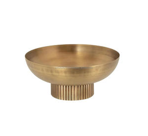 <b>Royal</b> handcrafted brass serving bowl for buffet presentation adding luxurious touch to your dinner table setup - Product Image 6