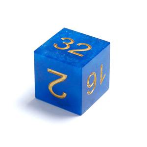 Dados de Resina Plástica Grabados Personalizados para Juegos D&D, Dados de 6 Caras de 12mm, 16mm, 19mm, 22mm, Venta al por Mayor para Fabricantes - Product Image 1