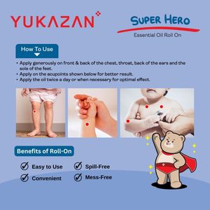 Aceite Esencial Yukazan Super Hero de Malasia en Roll-On para Bebés, 10 ml, Aroma Herbal, Para Todo Tipo de Piel, Garantía del Mejor Proveedor, Marca Premium - Product Image 4