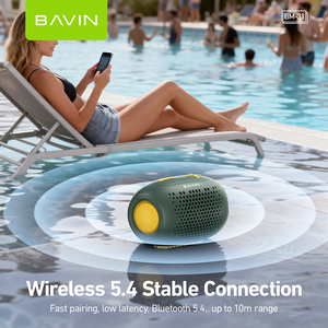 BAVIN - Altavoz Inalámbrico Portátil <span class=keywords><strong>para</strong></span> Camping y Viajes BM31 Active Bt5.4 Bass, Venta al por Mayor de Fábrica - Product Image 4