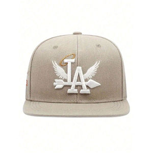 Casquettes de baseball classiques LA Wings à visière plate avec patch brodé en forme de palmier, casquettes snapback personnalisées hip-hop pour hommes, streetwear - Product Image 2