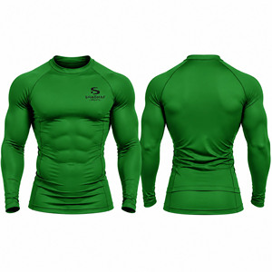 Custom <b>Men</b>’s Compression Shirt & <b>Pants</b> Set | Long Sleeve Compression <b>Base</b> <b>Layer</b> | Athletic Gym Training Sportswear Set - Product Image 2