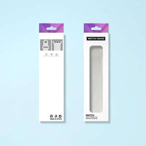 Caja de Papel para Reloj Apple, Material Reciclado, Universal, con Ventana, Directo de Fábrica - Product Image 4