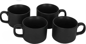 แก้วกาแฟเซรามิกแบบมินิมอลสีพื้นเรียบ สำหรับใช้ในบ้าน - Product Image 3