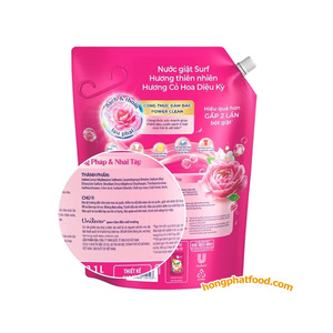 Laundry <b>Detergent</b> Liquid Refill Pouch 3.1 L Rose Scent Natural Formula Machine Wash - Product Image 4
