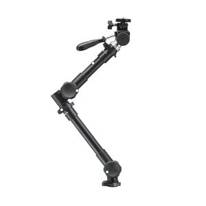 Support de fixation pour siège de voiture en aluminium, tête trépied 3 axes, pour ordinateur portable, tablette, iPad, appareil photo, 3,5 kg, dégagement rapide, télescopique - Product Image 2
