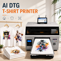 Imprimante DTG FUNSUN A2 pour l'impression directe sur vêtements, machine d'impression textile pour t-shirts blancs, entreprise d'impression de vêtements personnalisés