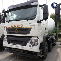 Camión Mezclador de Concreto HOWO Usado, Modelo 2023, Capacidad de 10-25m, Motor y Bomba, Origen Shandong, Certificado