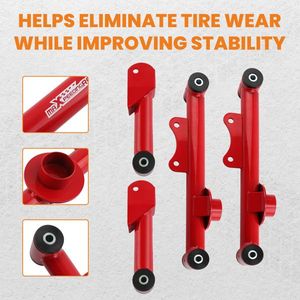 Upper and Lower Tubular Control Arms Kit for 79-04 for Ford Mustang Mercury Cobras C33713374 Rear - Product Image 5