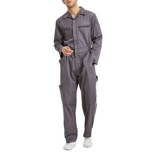 Custom Mechanical Work Coverall <b>Men</b> Reflective Safety <b>Overall</b> Durable Industrial Repair Workshop Uniform With Custom Logo - Product Image 4