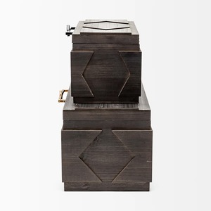 Premium Look Set Of 2 <b>Storage</b> <b>Boxes</b> Suitable <b>For</b> Clothes Keepsakes Home Organization And <b>Decorative</b> <b>Storage</b> From India - Product Image 2