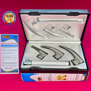 Laringoscopio Macintosh de Fibra Óptica, Juego de Instrumentos Manuales para Bebés, Cirugía ORL, Operaciones Hospitalarias, Certificado CE - Product Image 2