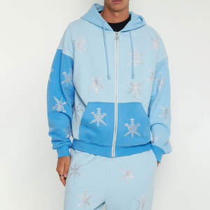 Sweat-shirts à strass pour hommes, vêtements de mode pour usage extérieur, vêtements décontractés pour l'hiver, différents modèles. - Product Image 1