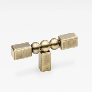 Poignée de meuble en métal en forme de T, bouton de meuble noir minimaliste, poignées de tiroir, poignée décorative pour commode, poignées pour meubles - Product Image 3