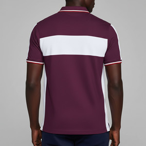 Camiseta polo para hombre de algodón 100%, 2 colores, logotipo bordado personalizado, alta calidad, manga corta, secado rápido, 180gsm, estilo streetwear, venta al por mayor. - Product Image 4