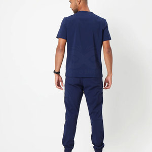 Wholesale Breathable Quick Dry Men Stretch Hospital Scrub Uniform Men Pharmacy Staff Scrub Uniform Made In Pakistan - Product Image 3