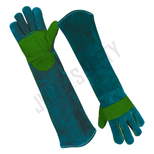 Guantes de Soldadura de Cuero Reforzado de Alta Calidad, Guantes de Protección Industrial para Manos, Guantes de Soldador de Manga Larga - Product Image 4