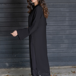 Nouvelle Robe Maxi A-Line Shalwar Kameez de Haute Qualité pour Femmes, Grande Taille, Dentelle Brodée, Imprimé Floral, pour Mariage et Soirée - Product Image 4