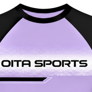 Custom Lavender Black Raglan Sports <b>Jersey</b> <b>Short</b> Sleeve Crew Neck Lightweight Breathable Athletic Training Team Uniform Shirt - Product Image 5
