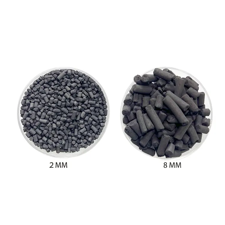 Charbon actif granulaire à base de charbon/charbon actif pour le traitement des gaz