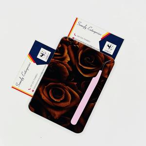 Custom Made Eco-friendly <b>Plastic</b> Custom Flower Design With EyeLash Tweezer Lash <b>Tile</b> Eyelash Extension with Magnetic Tweezer - Product Image 2