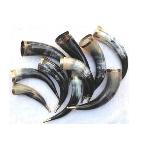 Corne à boire viking en corne de buffle polie, écologique et adaptée, 400 ml, pour décoration de mariage et cadeau, vente chaude, personnalisable - Product Image 4