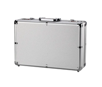 Boîte à outils Portable en alliage d'aluminium, boîte de rangement d'outils de Garage avec clé de verrouillage valise pour mécanicien