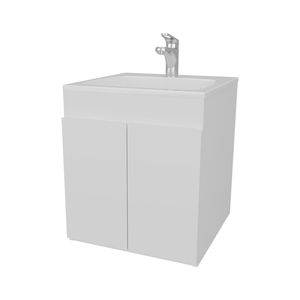 Shoshoni White <b>Bathroom</b> <b>Vanity</b> with Two Doors - Product Image 2