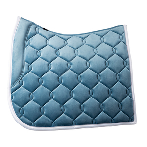 Wholesale Equestrian Supplier Dressage Saddle <b>Blanket</b> Competition Equine Custom <b>Velvet</b> Saddle Pads for Horse Racing - Product Image 2