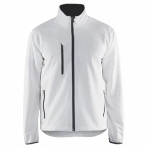 Chaqueta Impermeable con Capucha para Mujer, Color Beige, Cierre Completo, Manga Larga, Color Sólido - Product Image 2