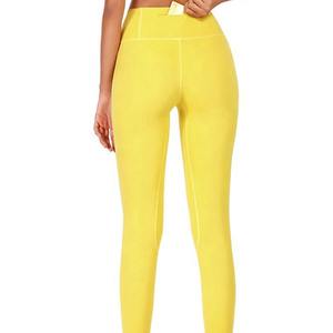 Ensembles de yoga personnalisables pour femmes, haute qualité, prix raisonnable, avec taille élastique solide, design au meilleur matériau. - Product Image 6