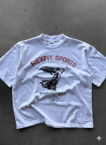 Camisetas de corte y confección con serigrafía de logotipo, 100% algodón de alta densidad, corte perfecto, el mejor material, camisetas unisex extragrandes. - Product Image 3