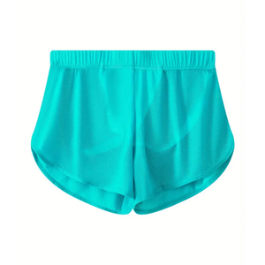 Pantalones Cortos Deportivos Elásticos de Malla Sólida para Correr, de Secado Rápido, Transpirables, Ecológicos, de Poliéster y Algodón, Personalizables para Gimnasio - Product Image 1