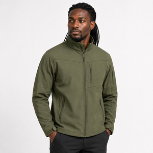 Veste d'hiver nouvelle, veste softshell personnalisée, vêtements de travail d'hiver pour hommes, coupe-vent, imperméable, polaire, fermeture éclair, veste softshell. - Product Image 3
