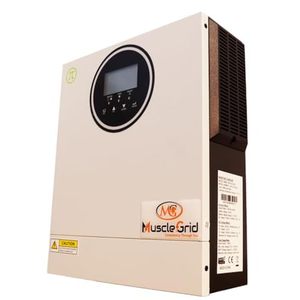 Inversor Solar Híbrido MuscleGrid de 1.5KW 24V, Tecnología sin Transformador, Protección contra Sobrecarga, Factor de Potencia 1, Salida de CA - Product Image 3