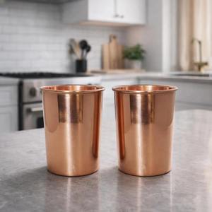 Ensemble de gobelets ayurvédiques en cuivre martelé, écologiques, pour cadeaux de mariage ou cadeaux d'entreprise - Product Image 4