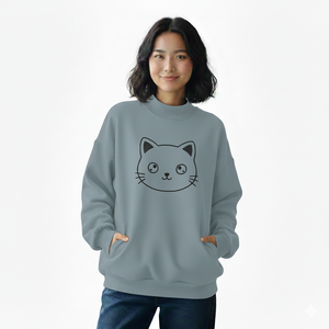เสื้อไหมพรมคอเต่าสุดคลาสสิก ผสมผสานความนุ่มนวล อุ่นสบาย โครงสร้างหลวมสบาย และเสน่ห์ลำลองทันสมัย - Product Image 4