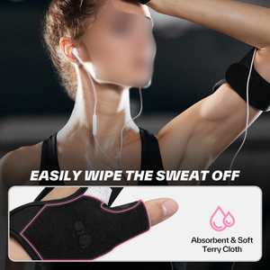 Gym Weightlifting <b>Gloves</b> Comfortable Fitness <b>Training</b> <b>Gloves</b> with Palm Padding and Wrist Support Straps - Product Image 4