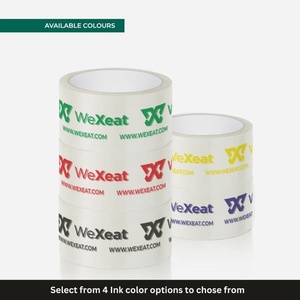 Cinta Adhesiva Blanca Impresa Personalizada, Cinta de Embalaje BOPP con Logotipo Impreso, Cinta Adhesiva para Sellado de Cajas - Product Image 3