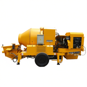 Mini bétonnière Hjbt40 avec pompe, capacité 40, pour usage en construction - Product Image 2