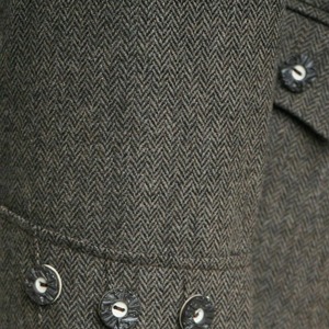 Chaqueta Kilt Prince Charlie de Tweed Gris para Hombre con Chaleco - Chaqueta Kilt para Boda |   Chaqueta Prince Charlie para Hombre, Ropa Formal Escocesa - Product Image 4