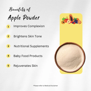 ผงแอปเปิ้ลออร์แกนิกอินเดียแบบฟรีซดราย ผงผลไม้แบบสเปรย์ดราย แอปเปิ้ลแท้ 100% บรรจุภัณฑ์สุญญากาศ แพ็คใหญ่ ราคาประหยัด - Product Image 2