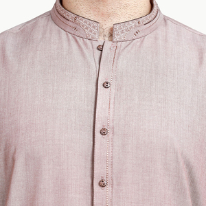 Shalwar Kameez décontracté pour homme, été/hiver, grande taille, séchage rapide, respirant, motif uni, tricoté, en coton indien gaufré, pour soirée - Product Image 6