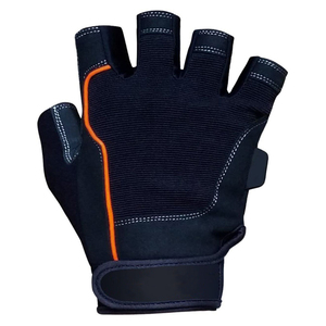 New Customized Leather Workout <b>Gloves</b> with Wrist Wrap Support for <b>Weight</b> Lifting <b>Training</b> Gym and Sport Fitness Equipment - Product Image 2