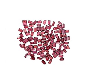 Gema suelta de granate natural de Mozambique, corte octogonal rojo facetado, granate de varios tamaños para la fabricación de joyas - Product Image 5