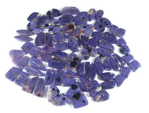 Piedras Preciosas Sueltas de Charoita Natural de Alta Calidad, Cabujón Radha Arts, Formas Mixtas, Color Morado, para Sanación, Personalizables - Product Image 5