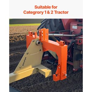 Attacco Rapido a 3 Punti con 2 Ricevitori, Capacità di Sollevamento 3000 Libbre, Bullone Regolabile a 5 Livelli, Categoria Adattamento Attacco a 3 Punti - Product Image 6