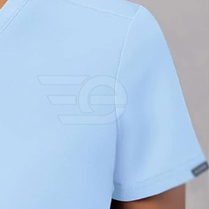 <b>Hospital</b> <b>Scrubs</b> Set Professional Lightweight Breathable Comfortable High Quality Knitted 100% Cotton Medical Uniform for Staff - Product Image 4